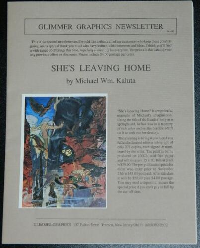 Glimmer Graphics newsletterOct. 92