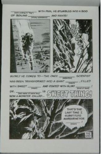 bleepers No.3Swamp thing spoof