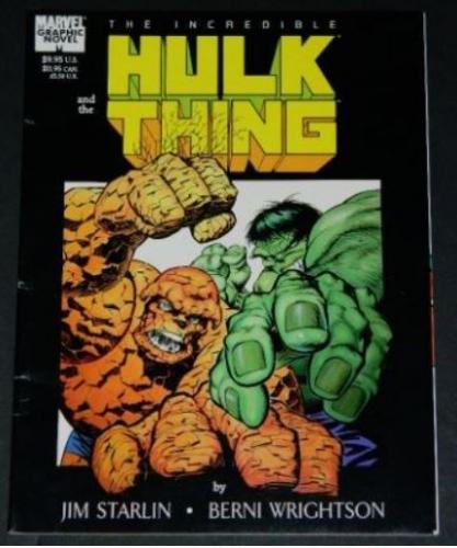 Hulk and the Thing1987 Marvelsoft cover