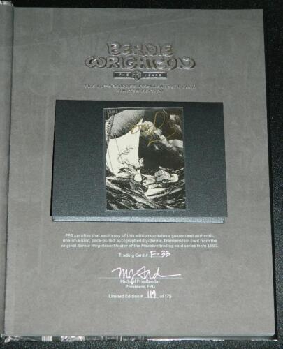 The FPG YearsFrankenstein Autographed card limited edition #119 of #175card and page