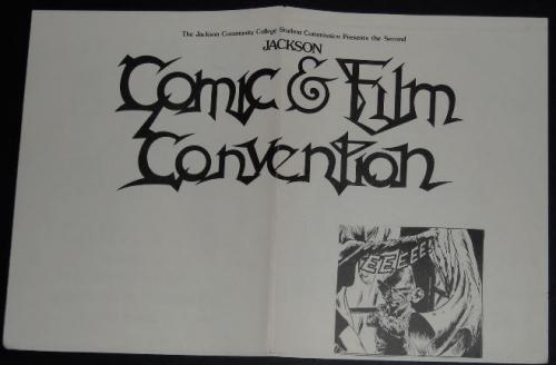 Comic & Film Convention - Jackson Community College1975