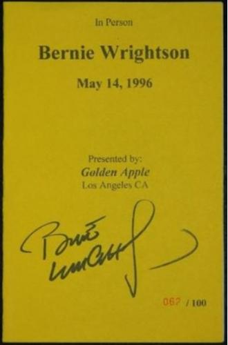 Golden Apple Comic Store - May 14, 1996 062/1002 different sketches than "Inland Empire"