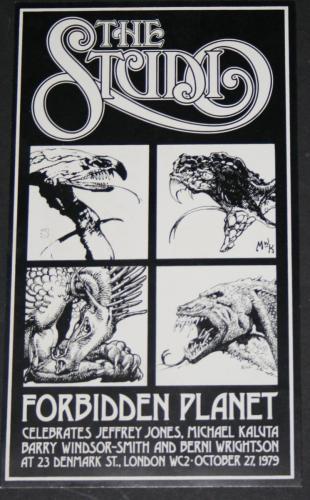 Studio Book PlateForbidden Planet 1979