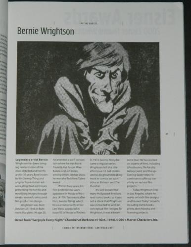 SDCC 2001Bernie page