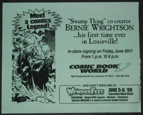 Comic Book World adappearance 1999