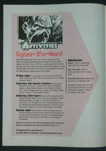 WonderFest 2001 Flyer