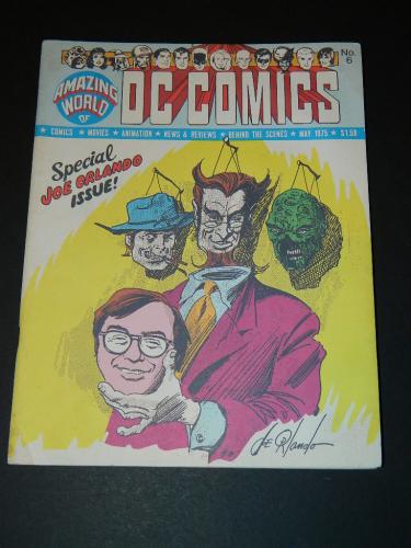 Amazing World of DC Comics #6May 1975 inside front cover