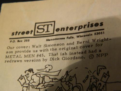 Comic Reader #136Inner cover