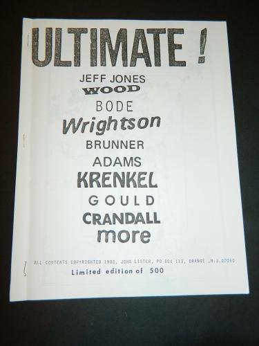 Ultimate!1980 3 illustrations