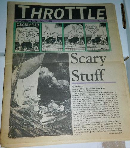 ThrottleNov/Dec 1982 coverArticle w/ illustration