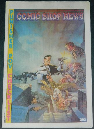 Comic Shop News5/8/91 cover, article