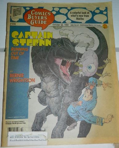 Comic Buyers Guide #1040Oct 1993 cover,article