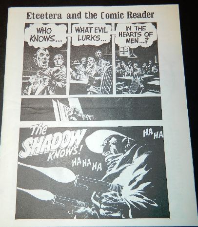 Etcetera and the Comic Reader Vol. #1 #888/1972 - cover