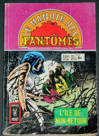 Le Manoir Des Fantomes no.6 - 1976France - coverPocket Book