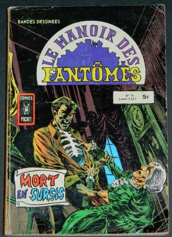 Le Manoir Des Fantomes no. 16France - cover 1980Pocket Book