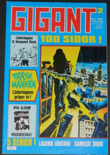 Gigant #2Sweden - 1984Swamp Thing #7 B&W