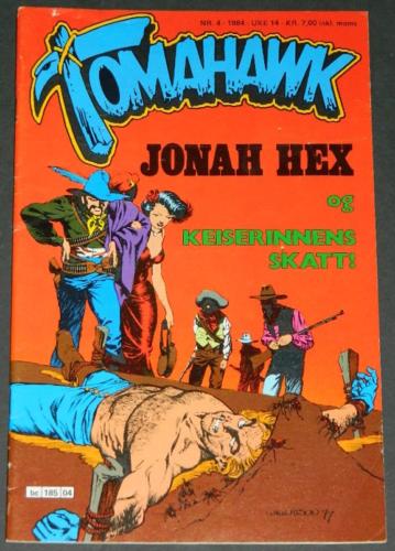 TomahawkJonah Hex Nr.4Norway - cover