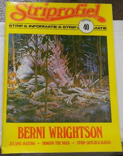 Striprofiel #40Netherlands - 1980cover, 3 page article, "Revolting Rhymes"