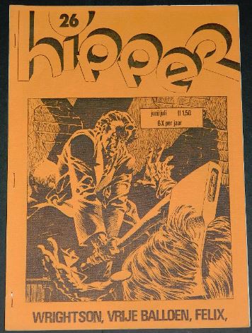 Hipper #26Dutch Jun/July 1975cover, 4 page article w/ small illustrations