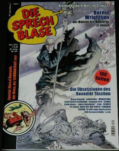 Die Sprech Blase Nr.231German - 11/2014cover and interior article