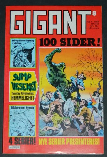 Gigant #8Norway - 1983cover, Swamp Thing #5 B&W