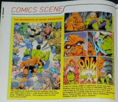 Starlog #119"Hulk and Thing" images