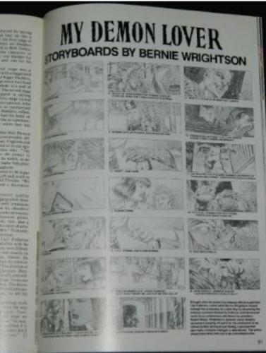 Cinefantastique Vol.17 #3/4My Demon Lover storyboard