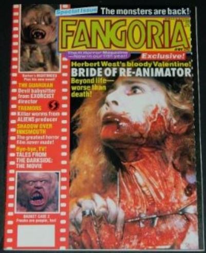 Fangoria #915/90 - 5pgs. on "Shadow Over Innsmouth"