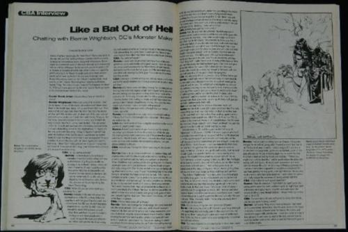 Comic Book Artists #5Article on DC in the 70's