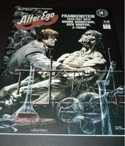 Alter Ego #410/04 cover, 7pg. interview w/ illustrations