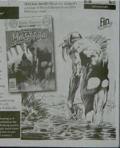 Alter Ego #73Reality fanzine article w/ art