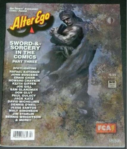 Alter Ego #923/10 Sword & Sorcery article