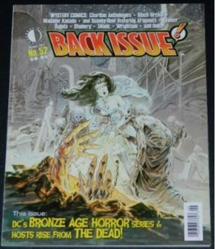 Back Issue #5210/11 cover, 9pg. interview w/ illustrations