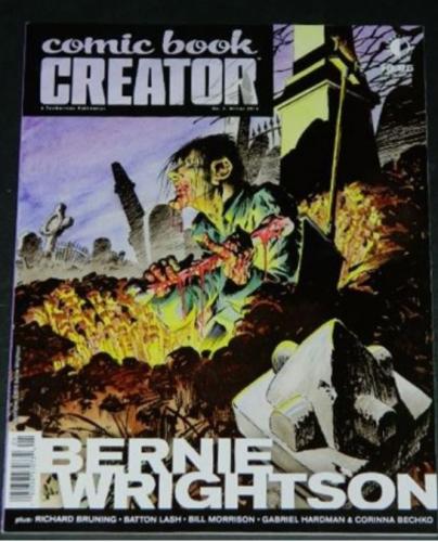 Comic Book Creator #7Winter 2015 cover, interview w/ images