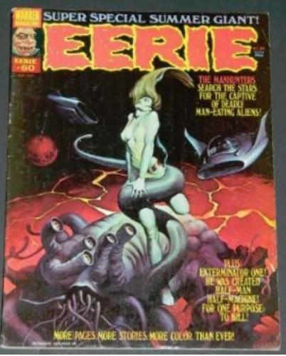 Eerie #609/74 "Nightfall" back cover