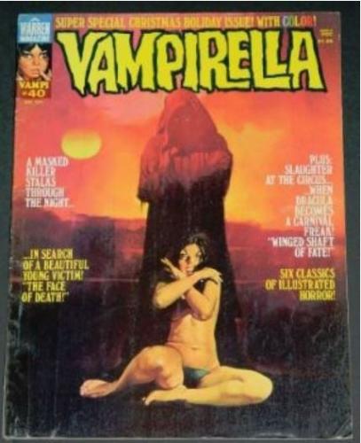 Vampirella #403/75 Vamp'i Vault, bio, illustrations