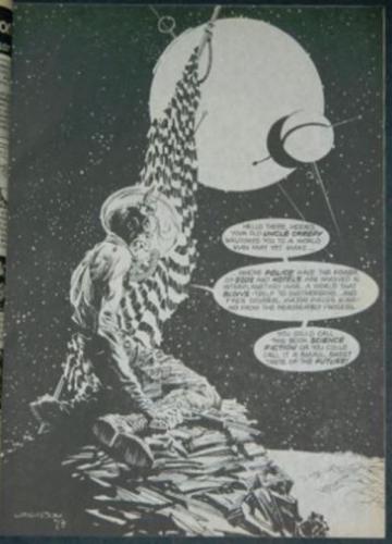 Creepy #73B&W illustration