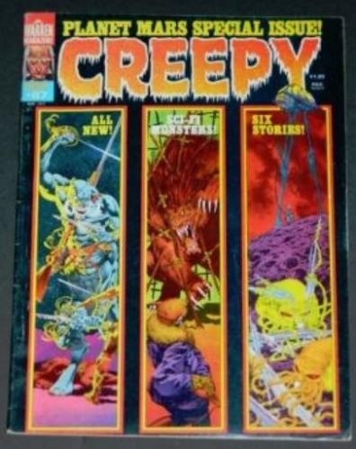 Creepy #873/77 cover, illustration, "A Martian Saga"