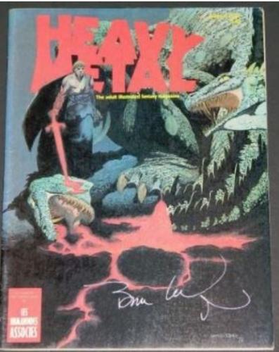 Heavy Metal8/77 cover "Ziegfeid"