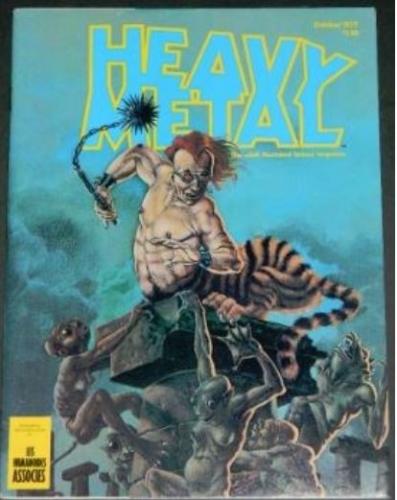Heavy Metal10/77 back cover