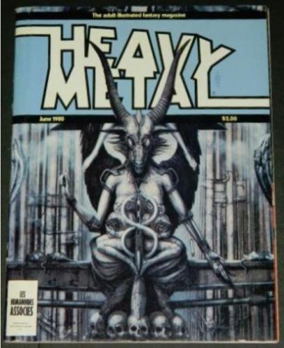 Heavy Metal6/80 9pg. "Captain Sternn Featuring Hanover Fiste"