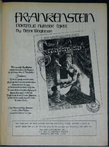 Comics Journal #62Frankenstein Portfolio ad