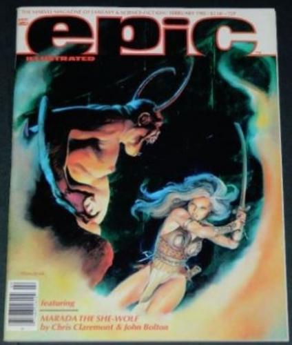 Epic Illustrated2/82 pin up