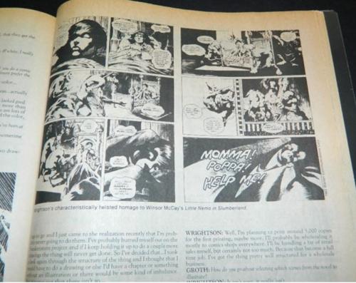 Comics Journal #7634pg. interview