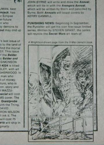 Amazing Heroes #74Benefit page