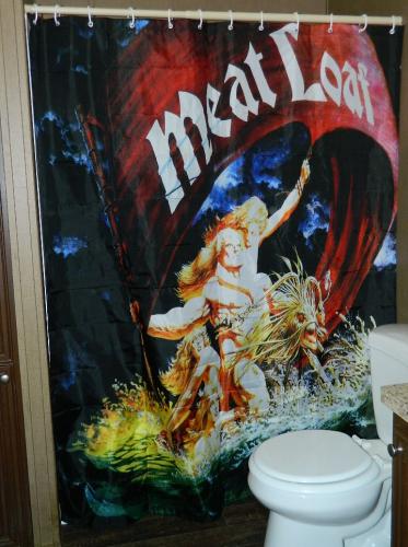 Meat Loaf Dead RingerShower curtain