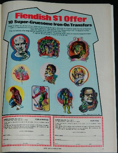 Boys LifeMarch 1976 t-shirt iron-on ad