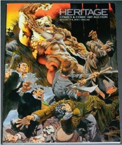 Heritage Auction catalogAug 7-9 2014Cover, interior art