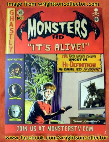 Monster HDCardboard ad, front