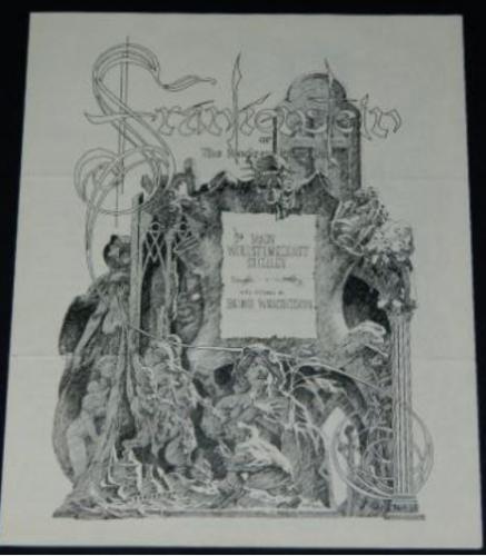 Frankenstein order sheet - Christopher Enterprises